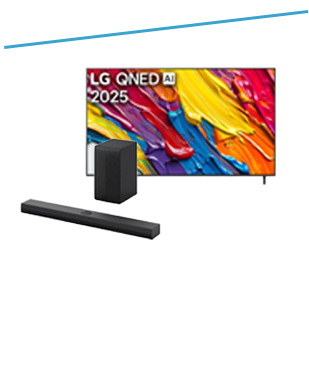 LG TV + soundbar HALVEMPI YHDESSÄ