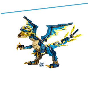 LEGO® NINJAGO JA LOHIKÄÄREET