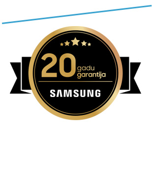 20 vuoden Samsungin takuu